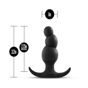 Silicone Stacked Plug Black