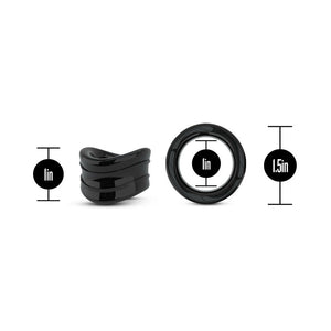 Beef Ball Stretcher Snug 1 in. Black