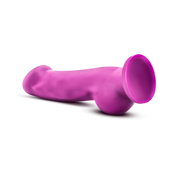 D7 Ergo 7.5 in. Dual Density Silicone Dildo with Suction Cup Violet