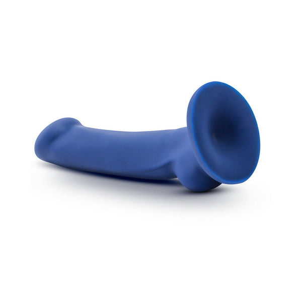 D10 Ergo Mini 7 in. Dual Density Silicone Dildo Indigo