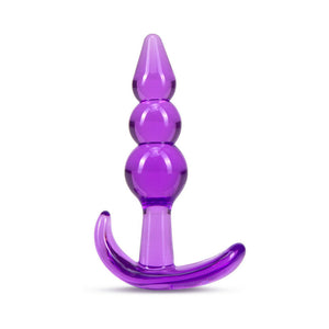Triple Bead Anal Plug Purple