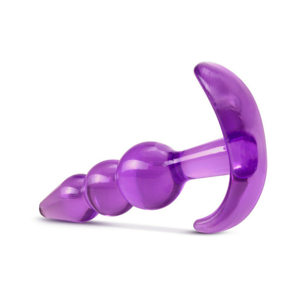 Triple Bead Anal Plug Purple