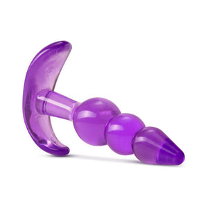 Triple Bead Anal Plug Purple