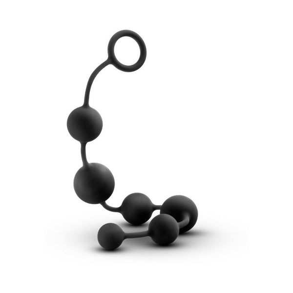 Silicone Large Anal Beads Black