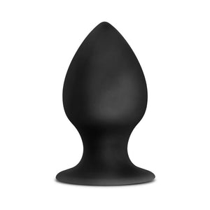 Silicone Anal Stout Plug Large Black