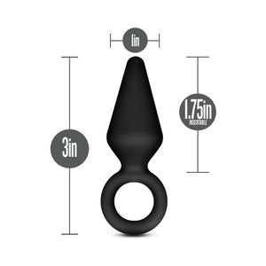 Silicone Loop Plug Small Black