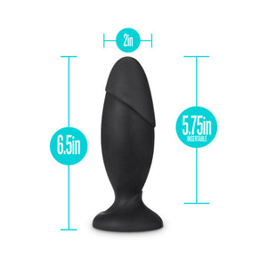 Silicone Rocket Plug Black