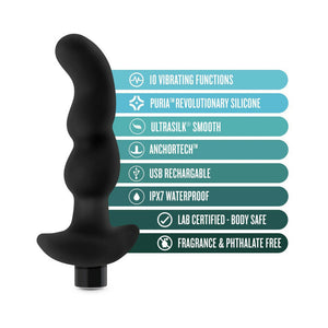 Silicone Rechargeable Vibrating Prostate Massager 03