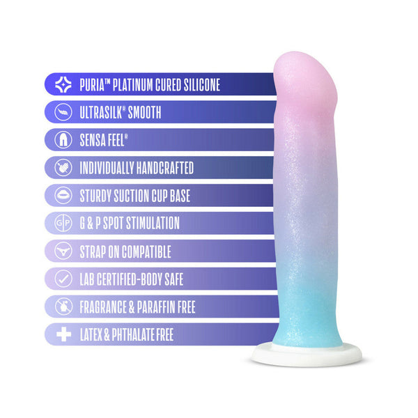 D17 Lucky 8 in. Silicone Dildo