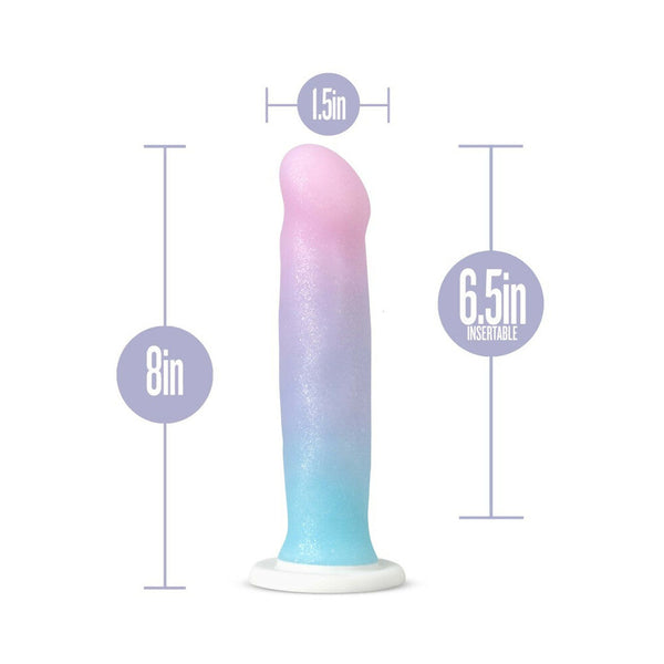 D17 Lucky 8 in. Silicone Dildo