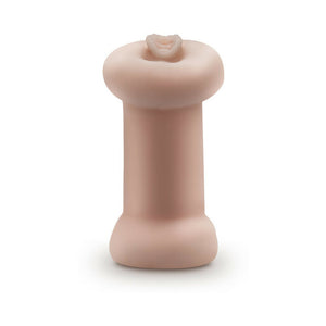 Soft + Wet Double Trouble Glow in the Dark Self-Lubricating Stroker Beige