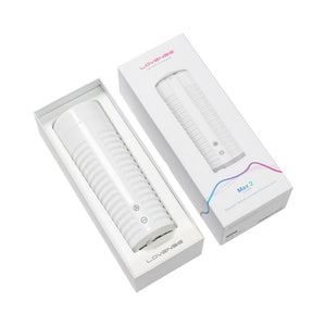 Max 2 Bluetooth App-Controlled Vibrating and Suction Masturbator (Neutral Sleeve)