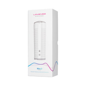 Max 2 Bluetooth App-Controlled Vibrating and Suction Masturbator (Neutral Sleeve)