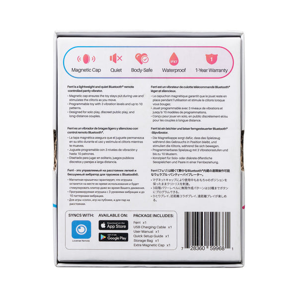 Ferri Bluetooth Remote-Controlled Panty Vibrator