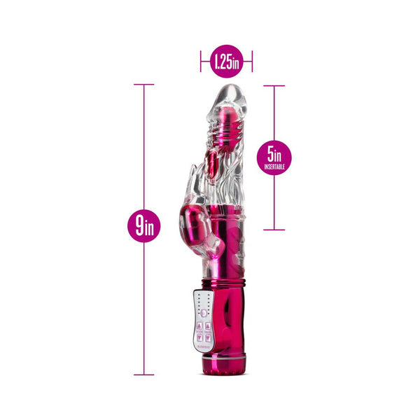 Frisky Rabbit Dual Stimulation Vibrator Pink