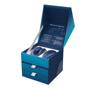 Chorus Rechargeable Remote-Controlled Silicone Couples Vibrator Cosmic Blue