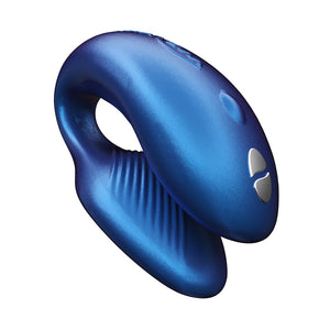 Chorus Rechargeable Remote-Controlled Silicone Couples Vibrator Cosmic Blue
