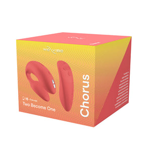 Chorus Rechargeable Remote-Controlled Silicone Couples Vibrator Crave Coral
