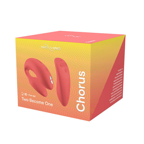 Chorus Rechargeable Remote-Controlled Silicone Couples Vibrator Crave Coral