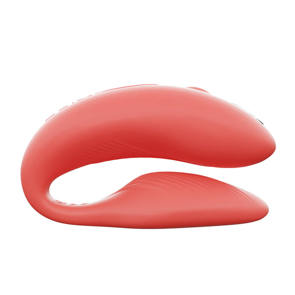 Chorus Rechargeable Remote-Controlled Silicone Couples Vibrator Crave Coral