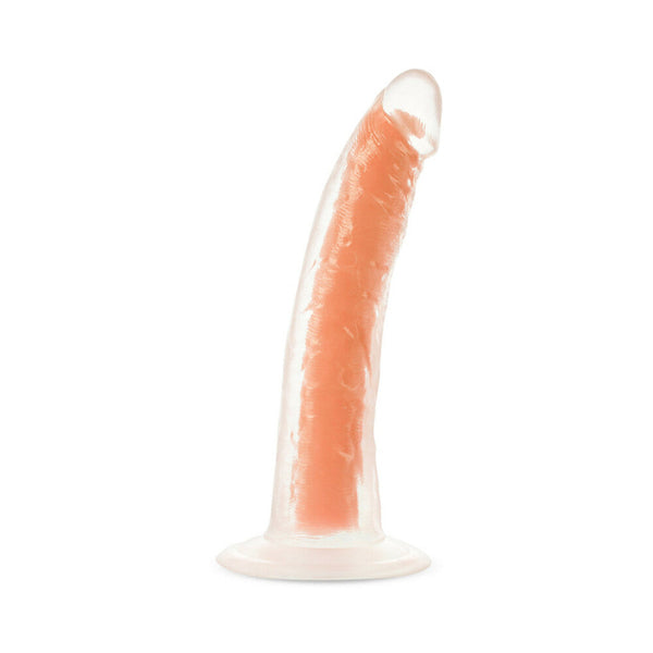 Blush Neo Elite Glow in the Dark Viper 7 in. Dual-Density Dildo Neon Orange