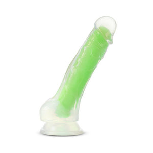Blush Neo Elite Glow in the Dark Viper 7 in. Dual-Density Dildo Neon Green