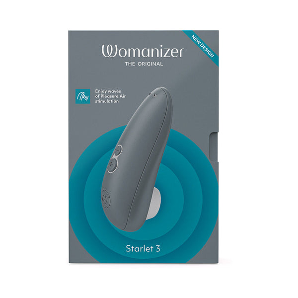 Starlet 3 Rechargeable Silicone Compact Pleasure Air Clitoral Stimulator Gray