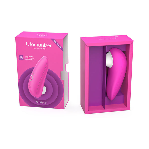Starlet 3 Rechargeable Silicone Compact Pleasure Air Clitoral Stimulator Pink