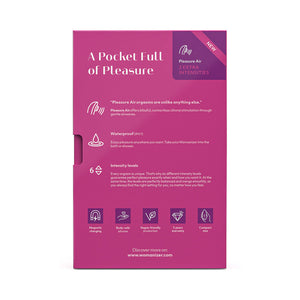 Starlet 3 Rechargeable Silicone Compact Pleasure Air Clitoral Stimulator Pink