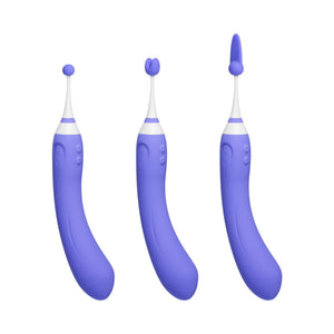 Hyphy Bluetooth Remote-Controlled Dual-End Vibrator Clitoral and G-Spot Stimulator