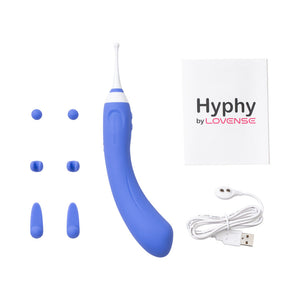 Hyphy Bluetooth Remote-Controlled Dual-End Vibrator Clitoral and G-Spot Stimulator