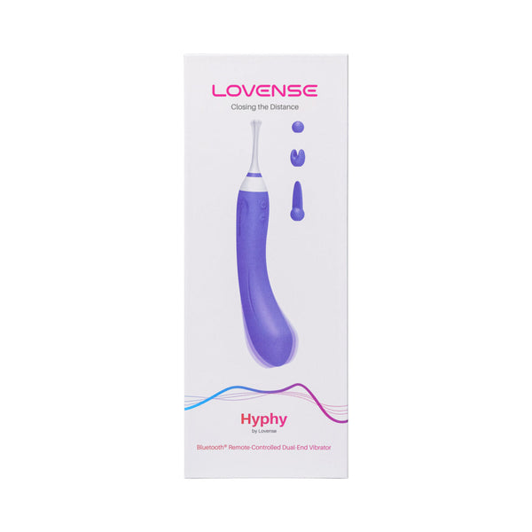 Hyphy Bluetooth Remote-Controlled Dual-End Vibrator Clitoral and G-Spot Stimulator