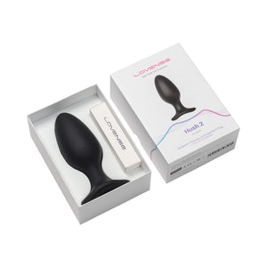 Hush 2 Bluetooth Remote-Controlled Vibrating Butt Plug L 2.25 in.