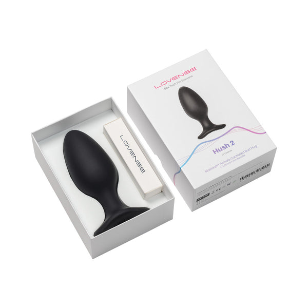 Hush 2 Bluetooth Remote-Controlled Vibrating Butt Plug L 2.25 in.