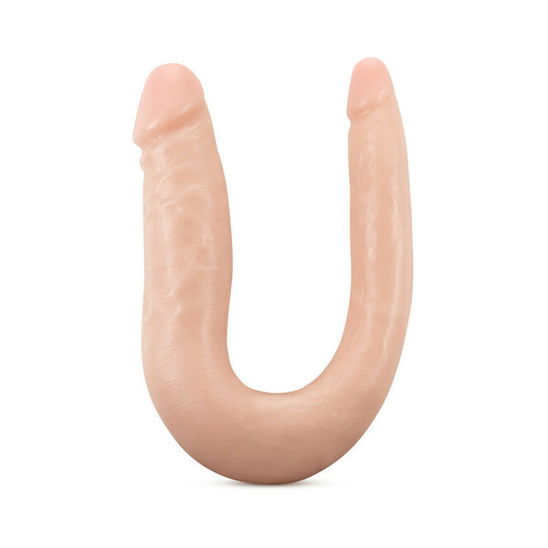 Mini Double Dong Realistic 12 in. Dual-Ended Dildo Beige