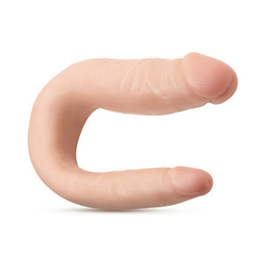 Mini Double Dong Realistic 12 in. Dual-Ended Dildo Beige