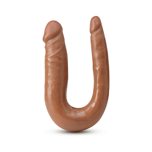 Mini Double Dong Realistic 12 in. Dual-Ended Dildo Tan
