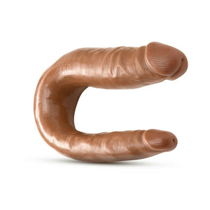 Mini Double Dong Realistic 12 in. Dual-Ended Dildo Tan