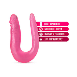 Sweet Double Dildo 12.5 in. Pink