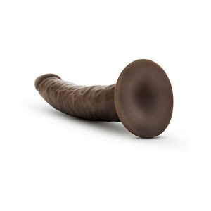Glide Realistic 7.5 in. Self-Lubricating Dildo with Suction Cup Brown