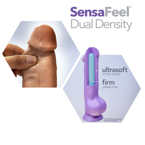 Carlos 9 in. Posable Dual Density Dildo Tan