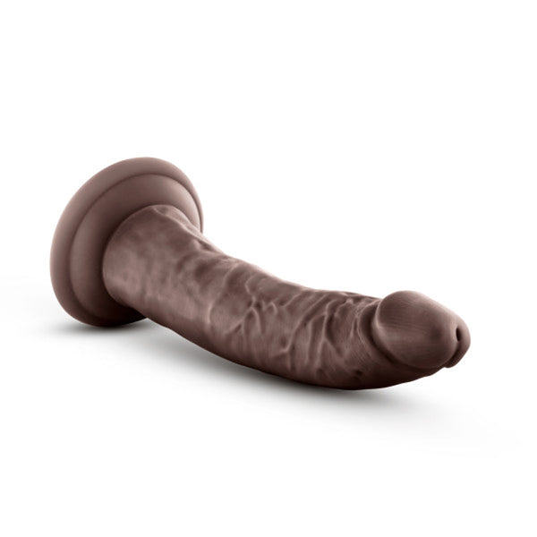 Jack 7 in. Posable Dual Density Dildo Brown