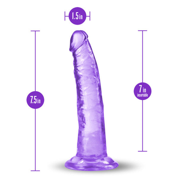 Plus Lust n'' Thrust 7 in. Dildo with Suction Cup Purple