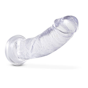 Plus Roar n'' Ride 8 in. Dildo with Suction Cup Clear