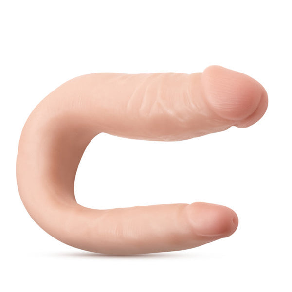 Silicone Dr. Double Realistic 12 in. Dual-Ended Dildo Beige