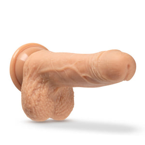 Dr. Grey Remote-Controlled 7 in. Thumping Dildo with Balls Beige