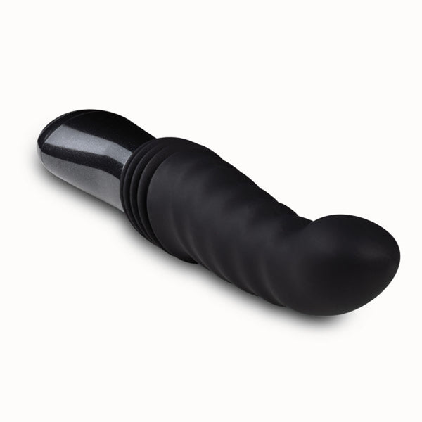 Lazarus Rechargeable 10 in. Silicone Thrusting Dildo Black