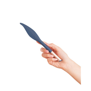 The Feather Vibrating Tickler Silicone Blue