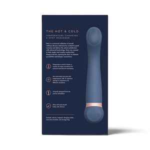 The Hot & Cold Temperature-Changing G-Spot Massager Silicone Blue