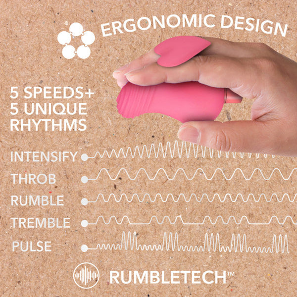 Eco Love Bullet Vibrator and Sleeve Coral